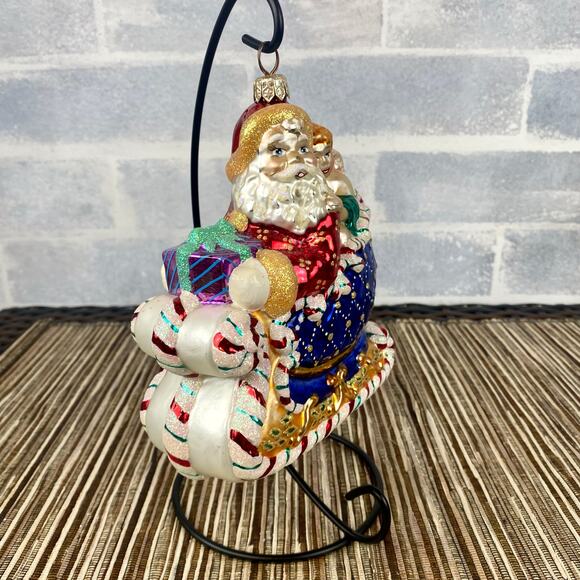 Christopher Radko CANDY RIDE Limited Edition Blown Glass 1999 Ornament - Picture 9 of 13